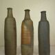 Set of 3 antique stoneware bottles from Ger