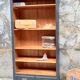 Bibliotheque bois & noir velours