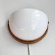 Wall lamps /wall sconce, pine wood / acryl marksljöd, sweden 1970s, pair
