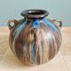 Large flamed stoneware vase, Roger Guérin