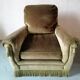 Paire de fauteuils en velours "Jean Roche "