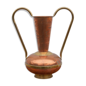 Jarre cuivre vintage, pot cuivre