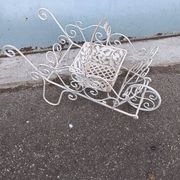 Wrought iron planter 1950