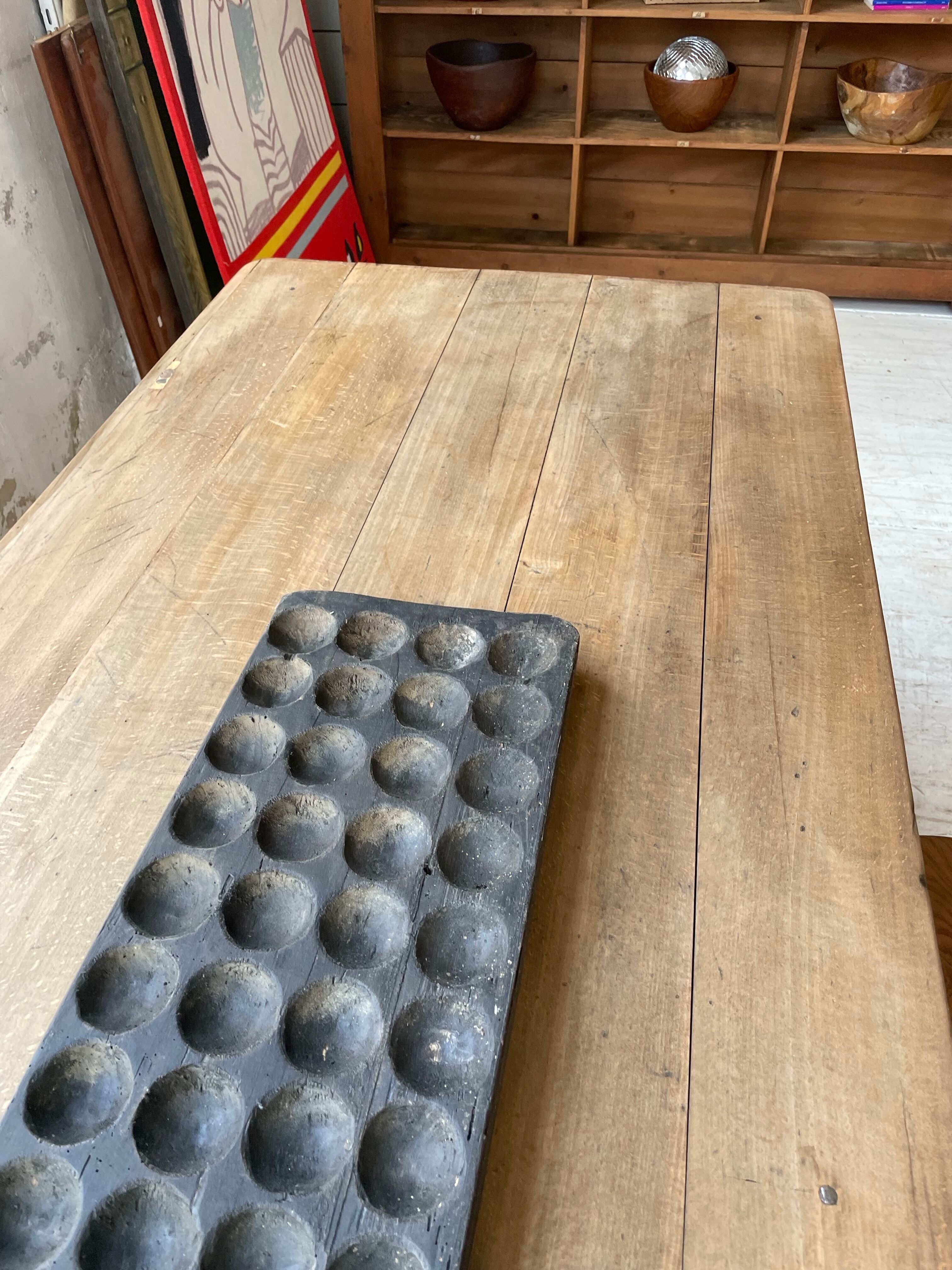 XL farmhouse table in beech and pine 3m