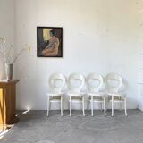 Set of 4 Baumann bistro chairs, Mouette model