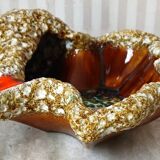 Empty shell pocket ashtray fat lava 1970