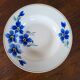 Hamage & Moulin des Loups Earthenware Deep Plate, Blue Flowers