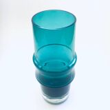 Extra Large Mid-Century Scandinavian Green Glass Vase by Tamara Aladin for Riihimaki, 1960s