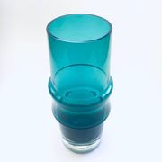 Extra Large Mid-Century Scandinavian Green Glass Vase by Tamara Aladin for Riihimaki, 1960s