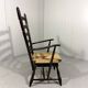 Rustic brutalist high ladder back arm chair 1960’s