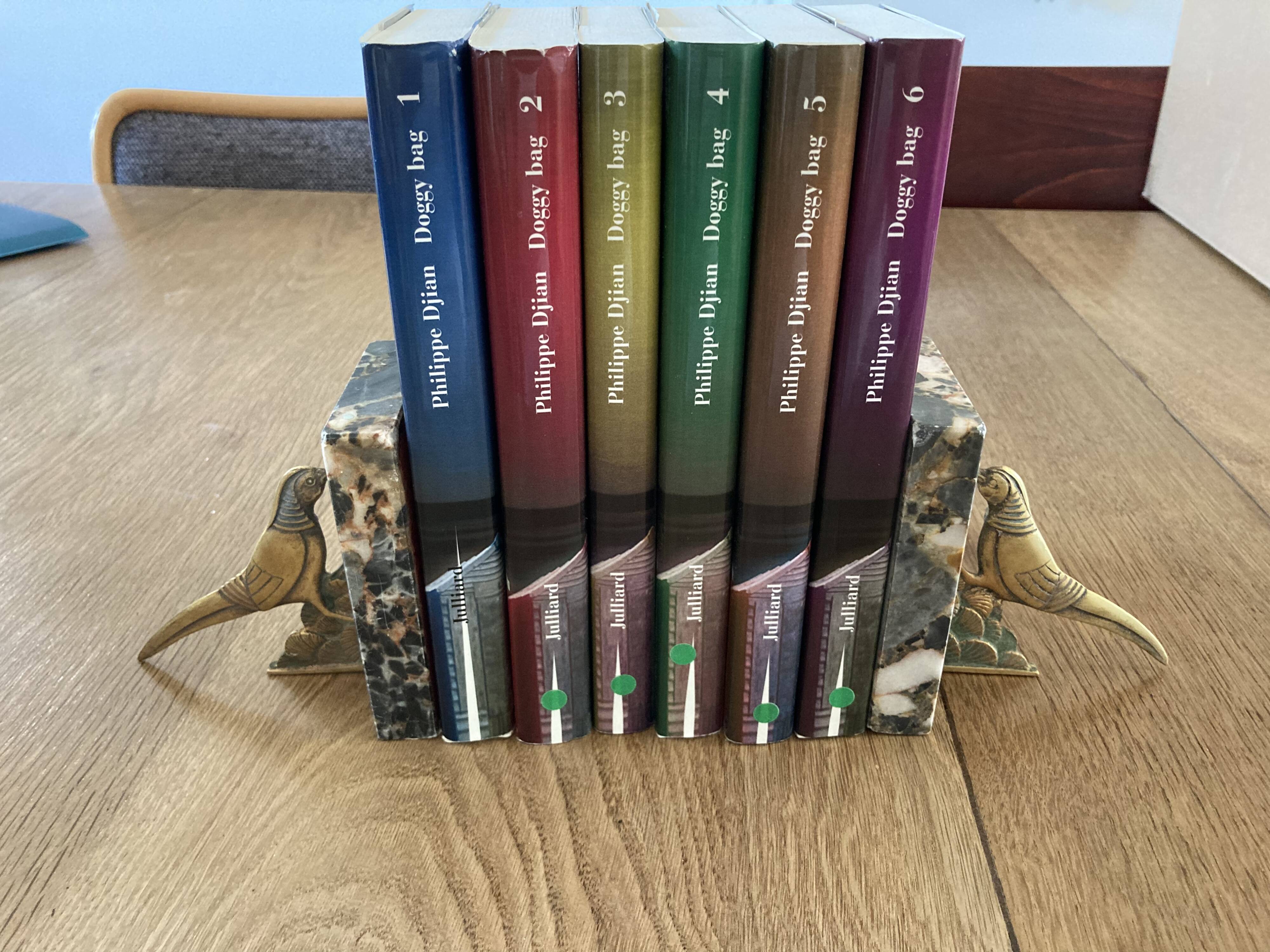 Book greenhouse in bronze and marble