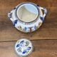 Tea and coffee service in Gien earthenware from the late 19th century with Renaissance decoration.