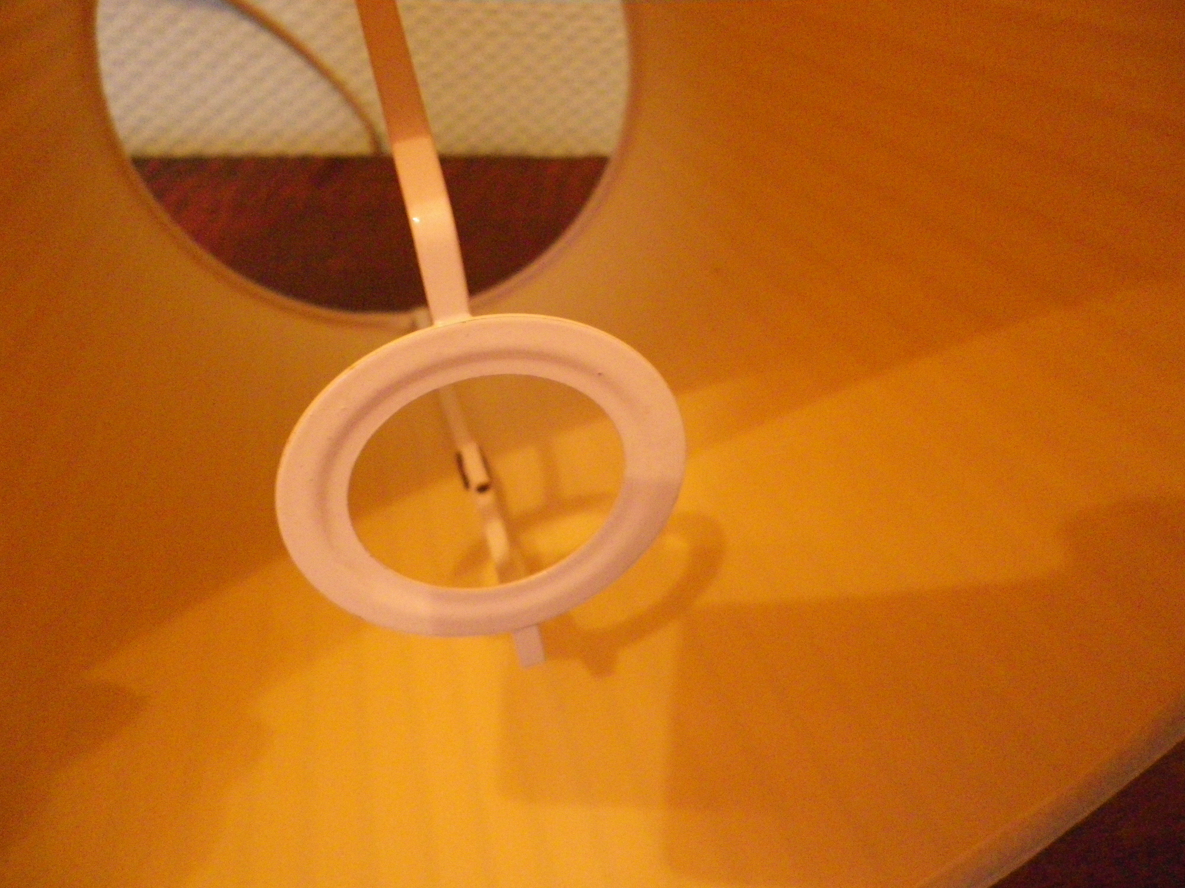 Living room mood lamp, silver metal base, wooden base, pleated lampshade