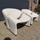 2x Artifort F580 Groovy fauteuils in Nieuwstaat!! Pierre Paulin