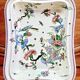 Ancien plat couvert faïence Gien modèle corne d’abondance XIX