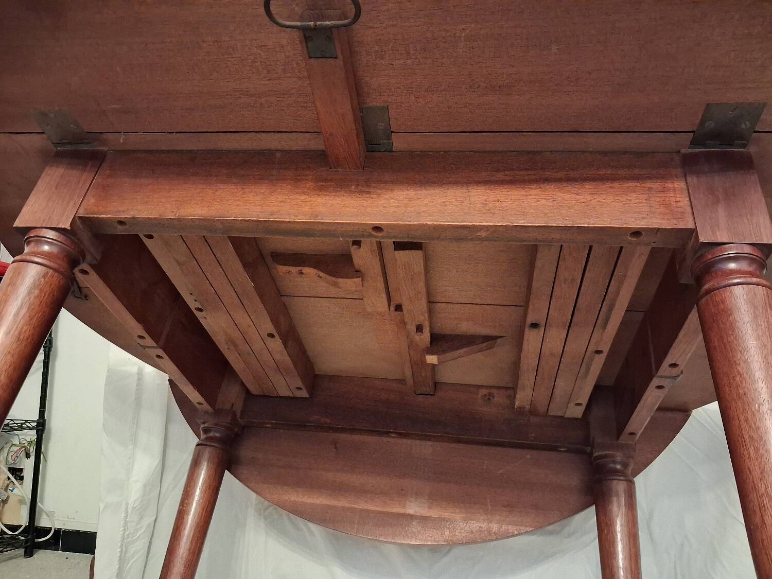 Solid mahogany dining table