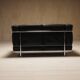 Cassina LC2 vintage two-seater sofa by Charlotte Perriand and Le Corbusier