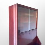 Italian wood and veneered mahogany sideboard/credenza, 1960s.