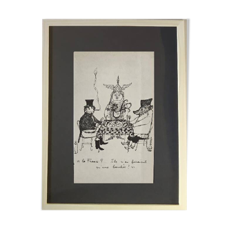 Daninos illustration from 1962 "France...France in Yalta"