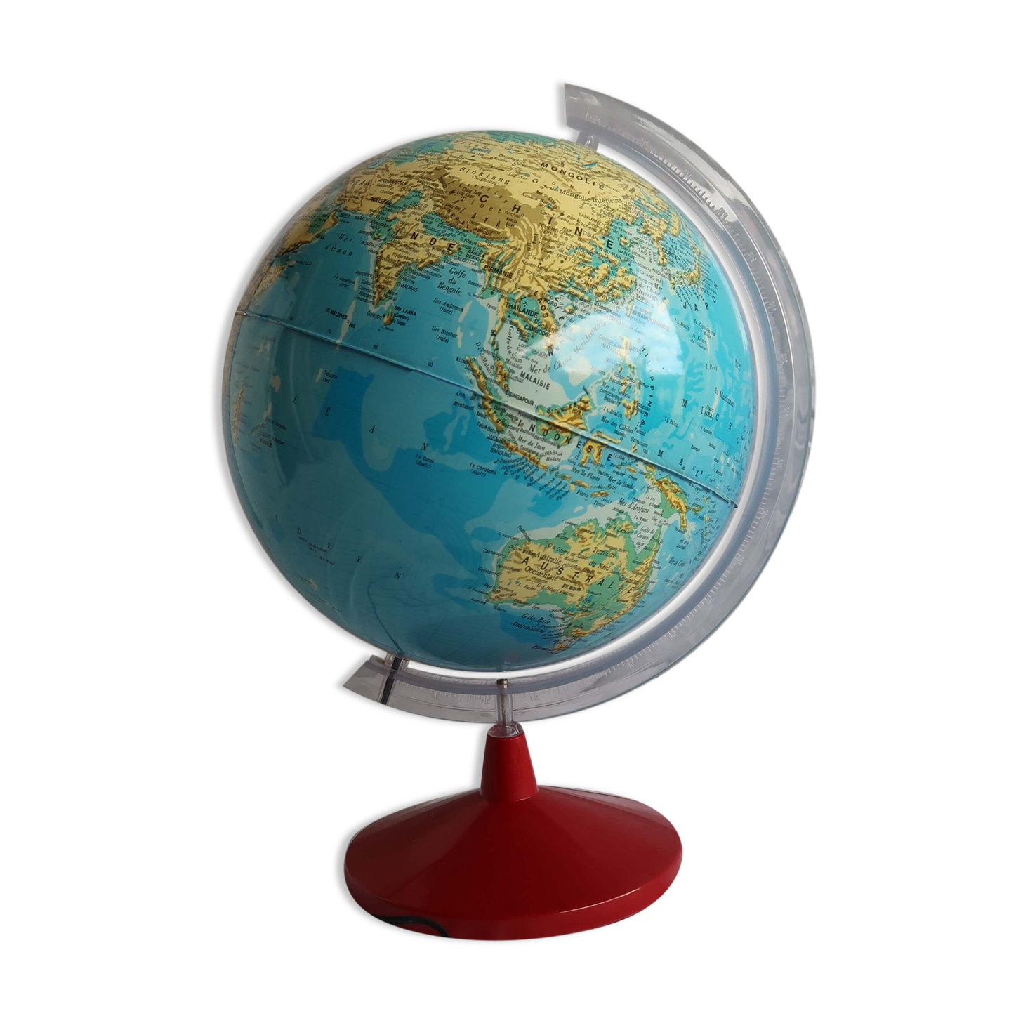 Luminous terrestrial globe