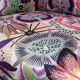 Pair of toad armchairs Napoleon III tapestry missoni italy