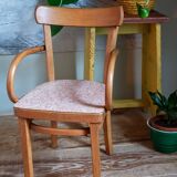 Fauteuil enfant  en bois courbé ancien