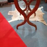 XiXth game table in walnut bramble