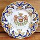 6 old dessert plates Desvres Fourmaintraux Rouen model Dinan 2