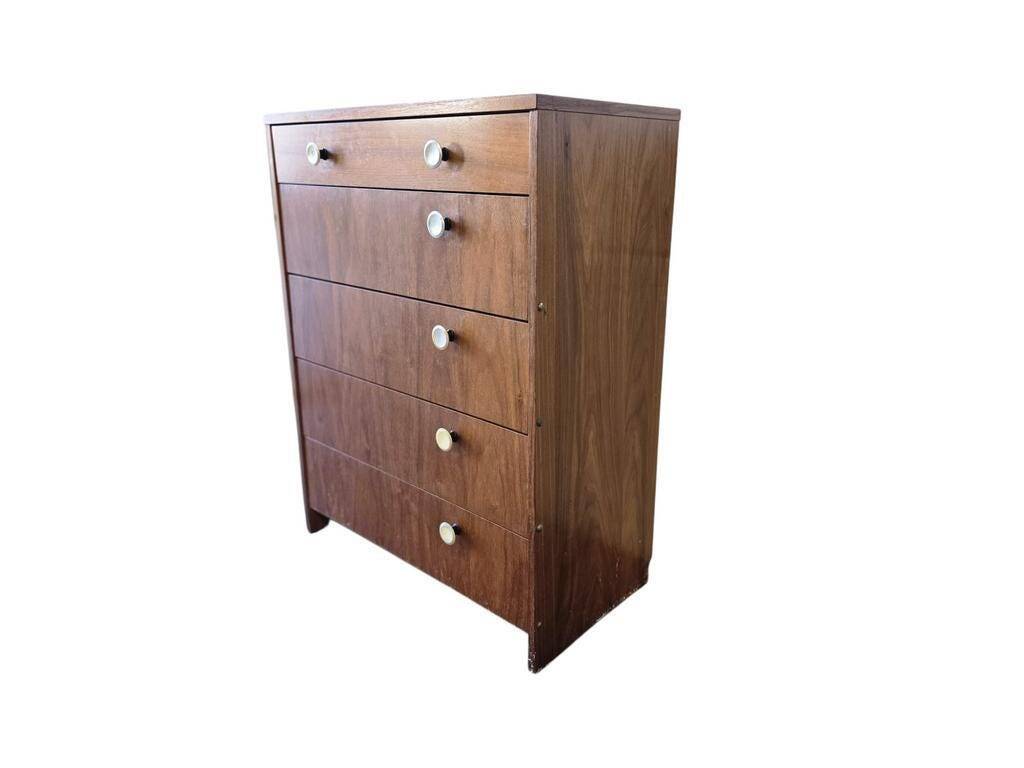 Vintage wooden drop-leaf cabinet / shoe cabinet