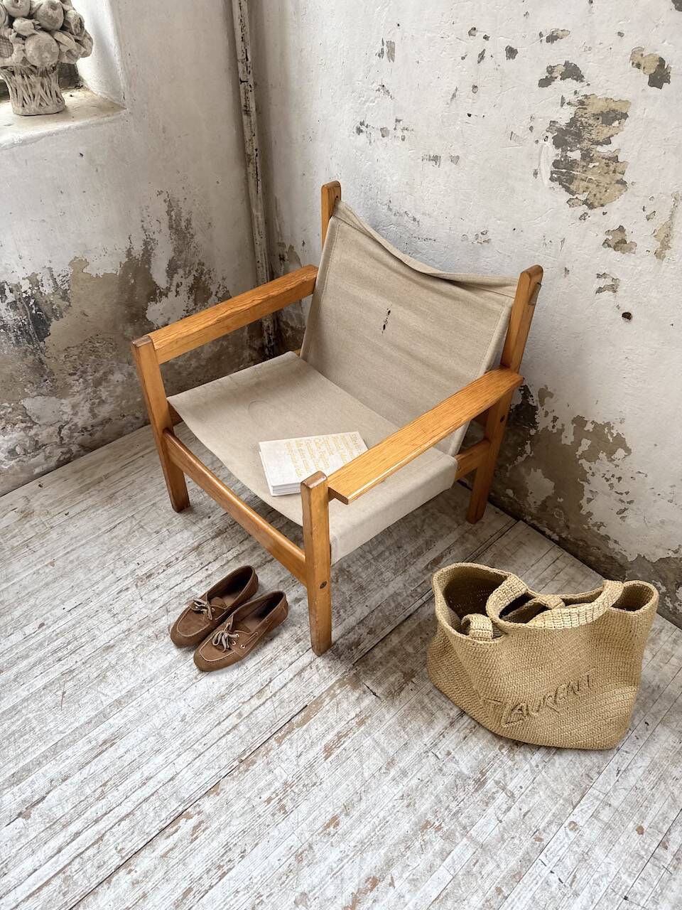 Safari chair in pine by Rold Rastad and Adolf Relling, 1960.