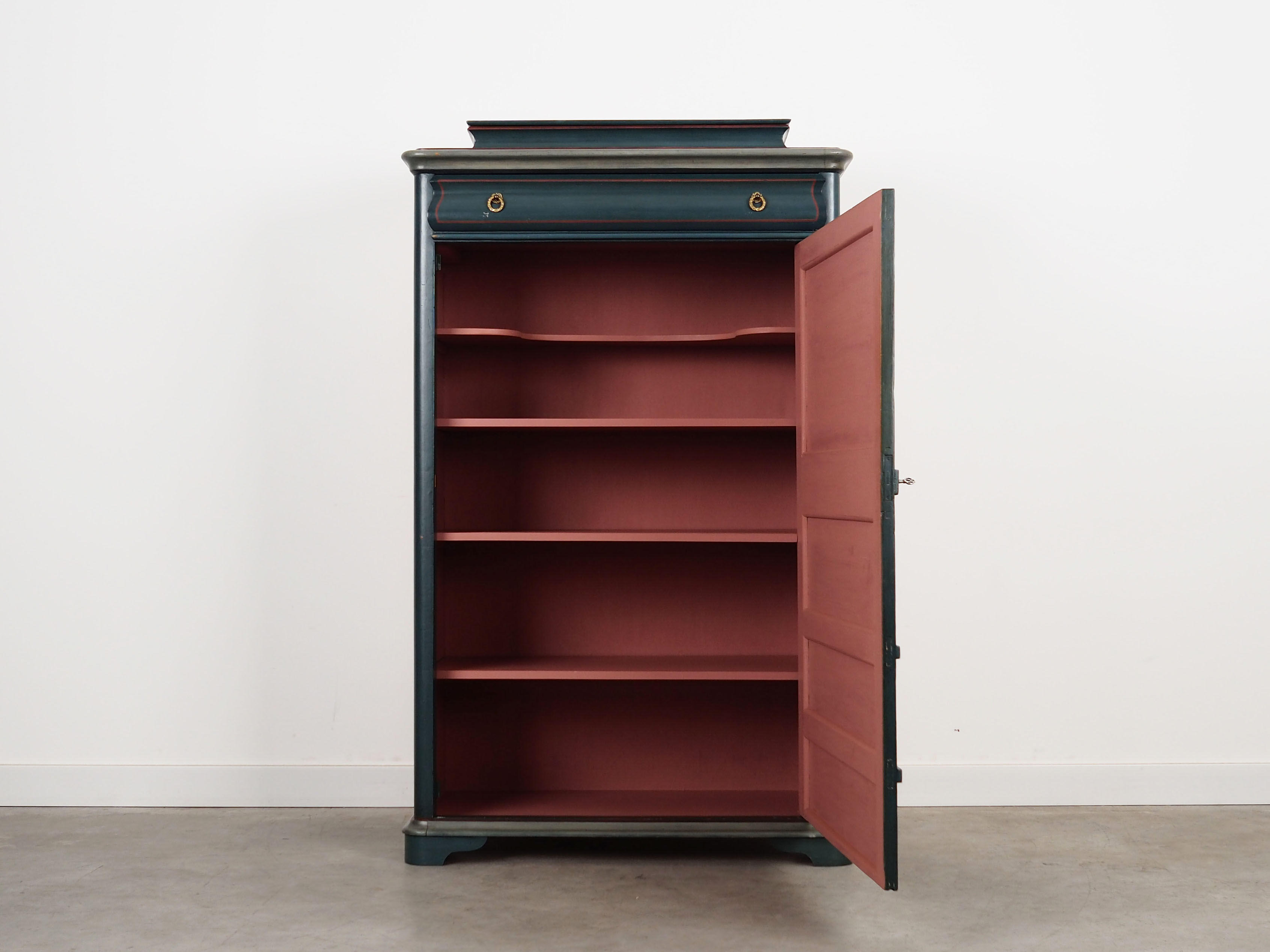 Pine laundry cabinet, Danish design, 1960s, production: Denmark