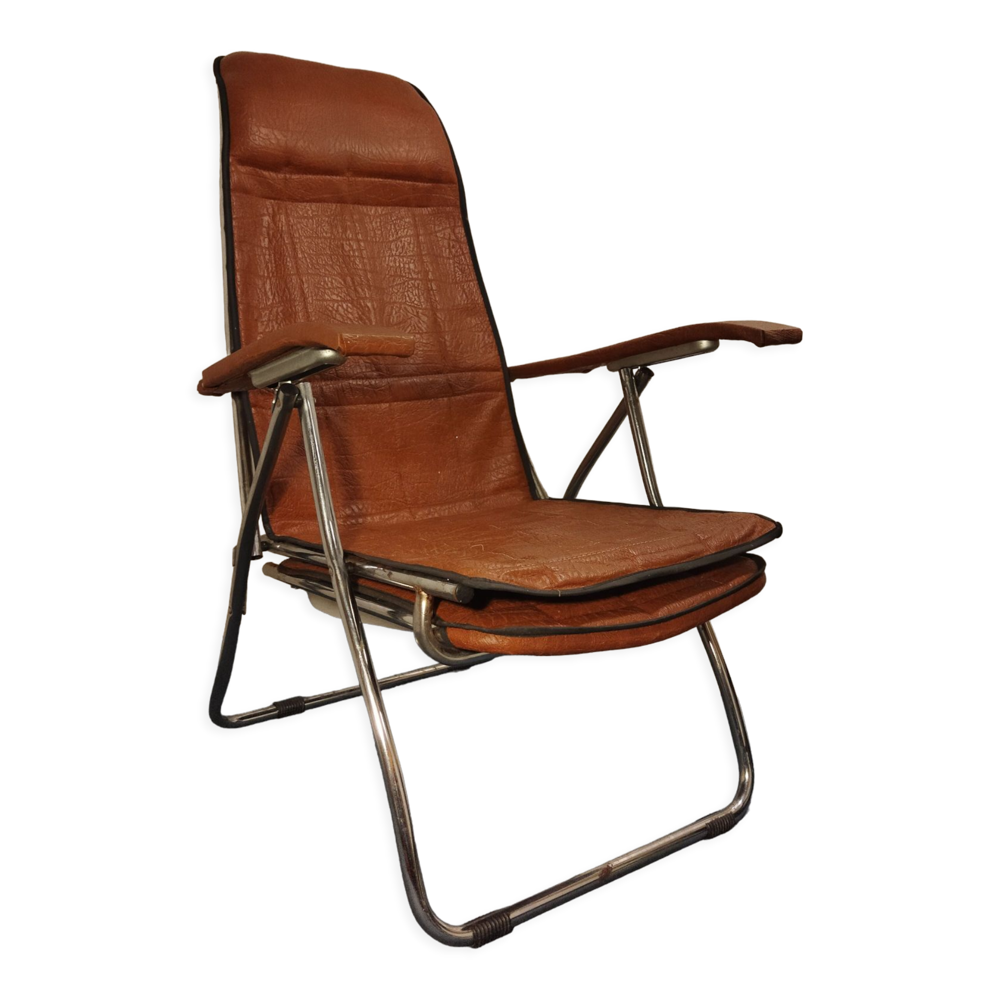 Italian folding armchair