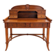 Antique wooden desk with steps and drawers – 103 cm
