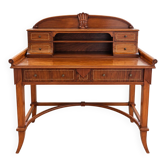 Antique wooden desk with steps and drawers – 103 cm