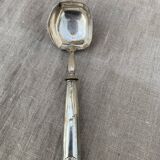 Sauce or cream spoon, silver belle epoque