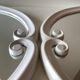 Pair of oval mirrors 39x49cm