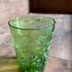 Verre peint main émaillé fin 19eme