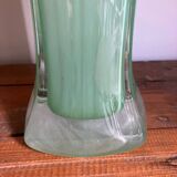 Thick glass vase
