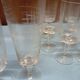 Vintage stemmed glasses