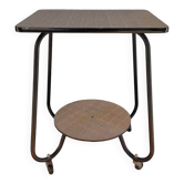 Desserte vintage métal et vinyl