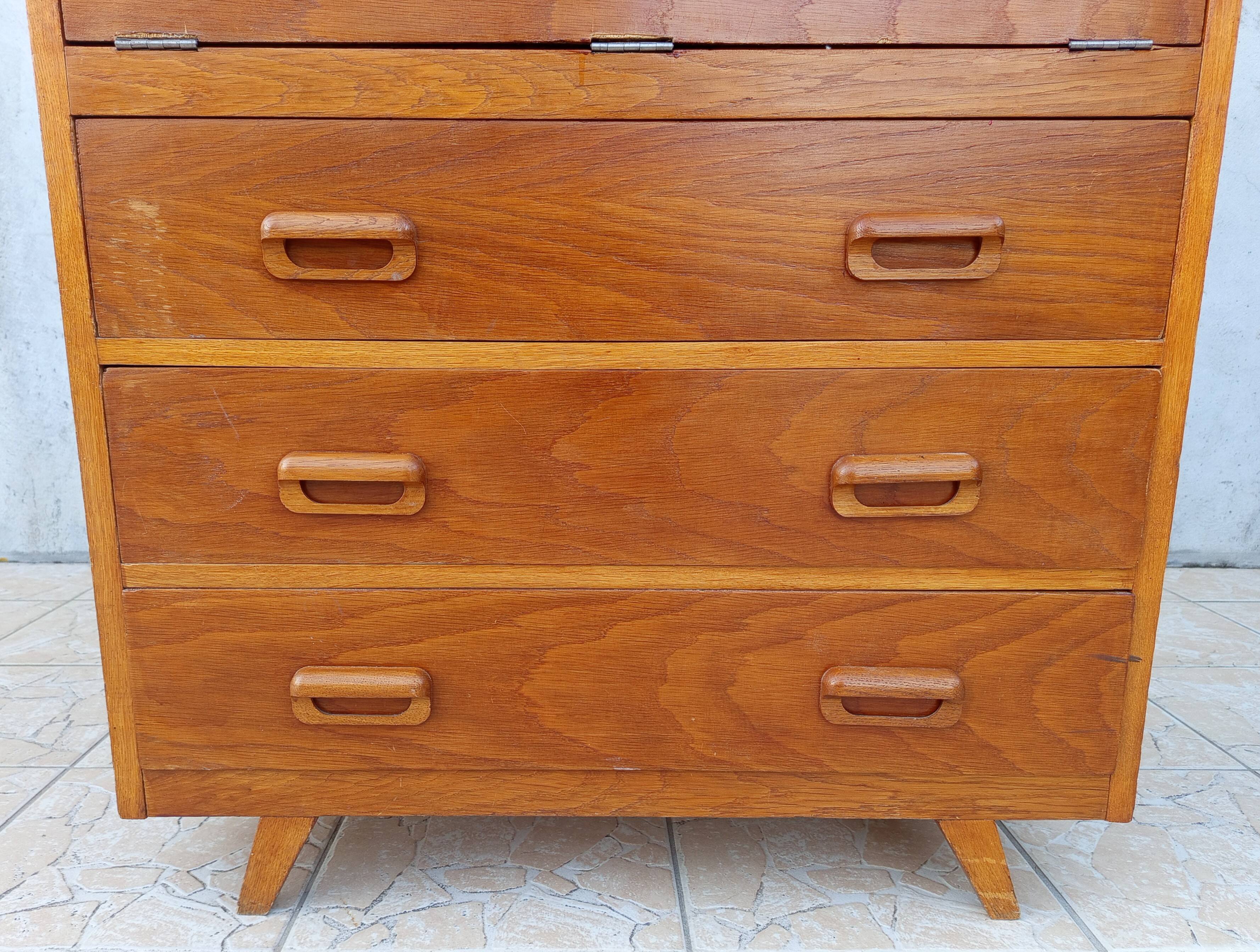 Vintage beech secretary