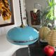Blue opaline bowl with silver trim