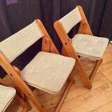 Set of three Kon-Tiki chairs designed by Gillis Lundgren, Ikea, Sweden, 197