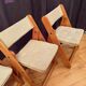 Set of three Kon-Tiki chairs designed by Gillis Lundgren, Ikea, Sweden, 197