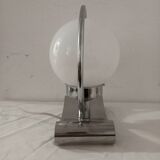 Table lamp 70s glass chrome