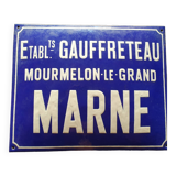 Plaque émaillée ancienne
