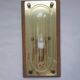 Large vintage wooden wall light