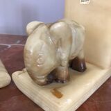Pair of Herna elephant bookends
