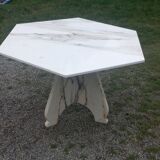 Table design en marbre des années 70