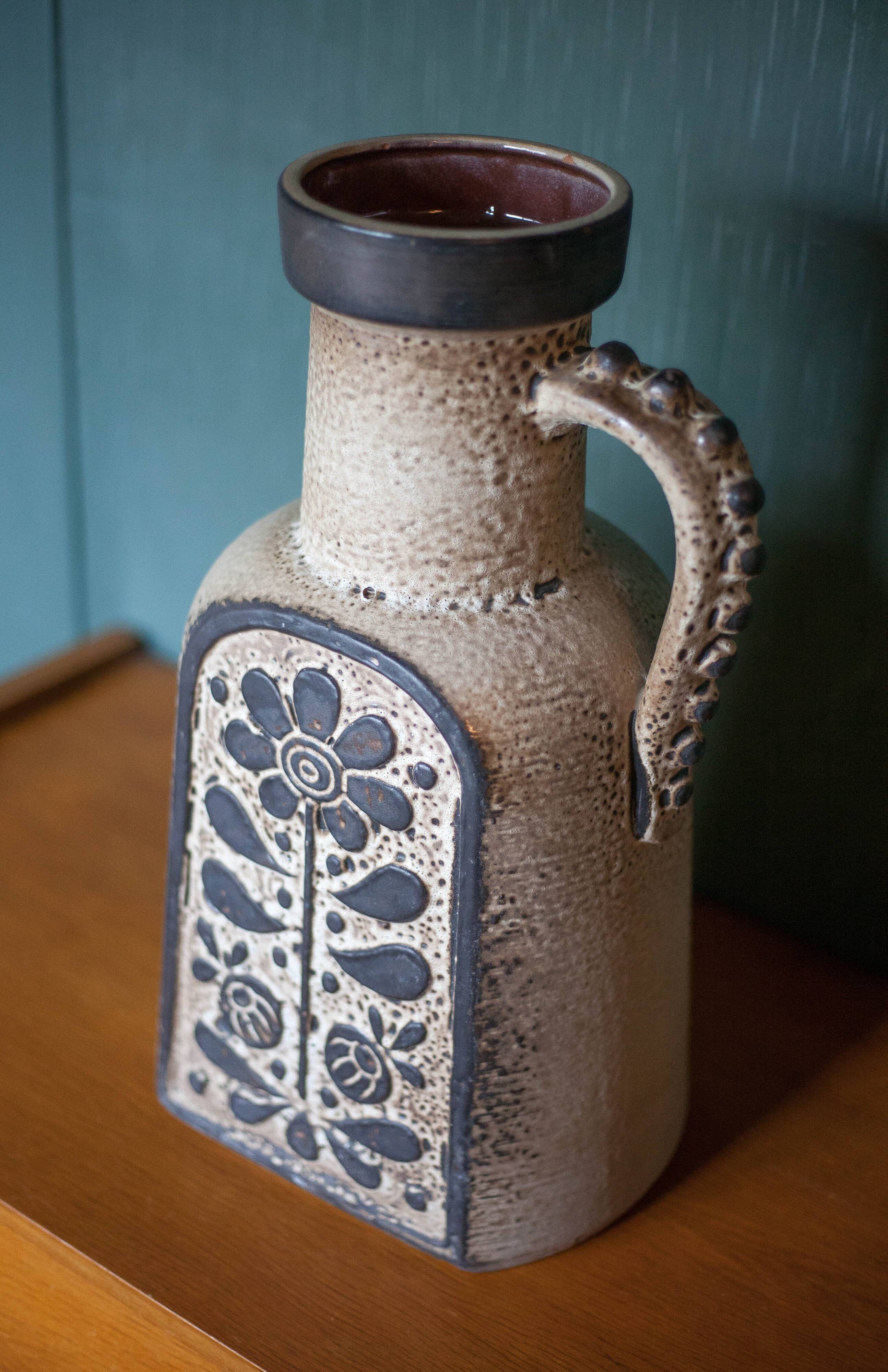 Ceramic vase Germany ,Carstens Tönnieshof Luxus Series Designed by Dieter Peter 70's